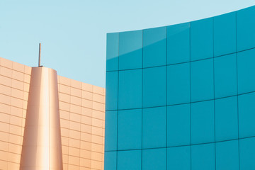 Obraz premium Abstract picture of eterior of shopping center with modern design