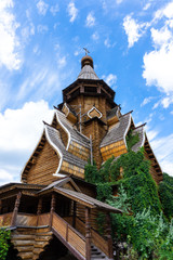 Wooden church - the sample of Russian wooden architecture