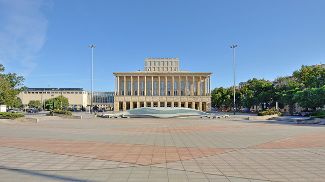 Fototapeta Teatr Wielki - Plac Dąbrowskiego - Łódź, Polska