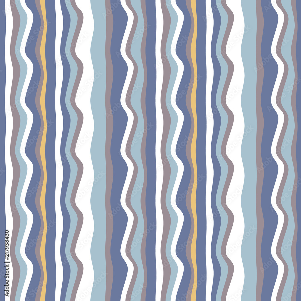 Poster seamless pattern with waves. periodic surface oscillations. pattern for fabrics and packaging.