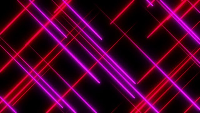 Crossing Streaks of Light Colorful Abstract Animation Motion Background Seamless Loop Pink Magenta Red Violet