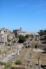 Fototapeta na wymiar Ancient roman Forum Romanum in Rome, Italy