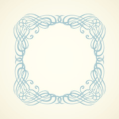 Vignette. Vector drawing