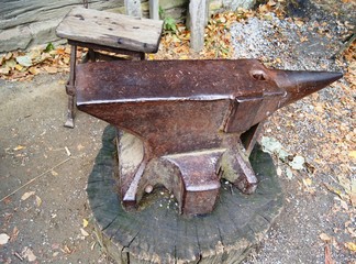 Amboss,alt, schubkarre, metall, garden, tool, arbeit, rad, anlagen, bügeln, rostig, holz, piter,...