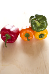 fruit fresh on wooden table