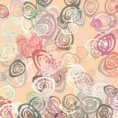 Various colorful pattern. 2d illustration.