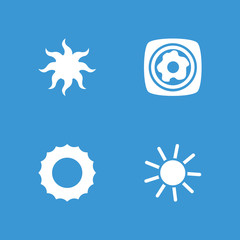 Collection of 4 sunny filled icons