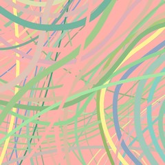 Various colorful pattern. 2d illustration.