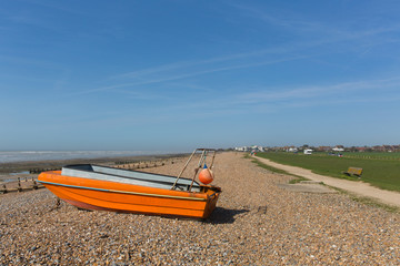 Angmering-on-Sea beach west of Worthing West Sussex England UK near Kingston