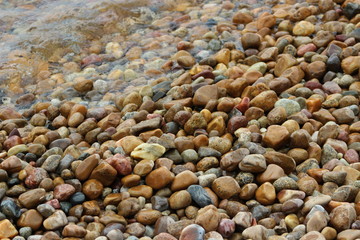 Rocks in water