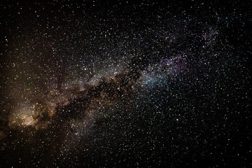 Fototapeta na wymiar Cielo estrellado con la Vía Láctea