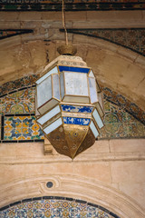 Details of Mausoleum of Sidi Sahab, commonly known as the Mosque of the Barber in Kairouan ancient...