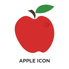 Apple icon vector isolated on white background, Apple sign