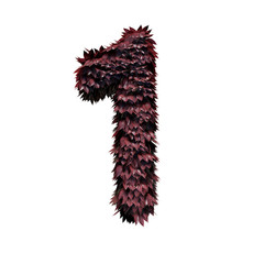 Foliage Number, 3D rendering