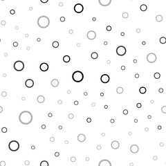Light Gray vector seamless texture with disks.