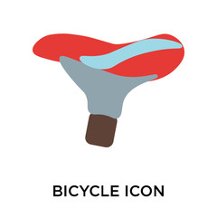 Bicycle icon vector isolated on white background, Bicycle sign