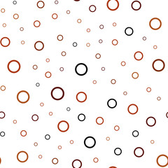 Dark Red vector seamless layout with circle shapes.