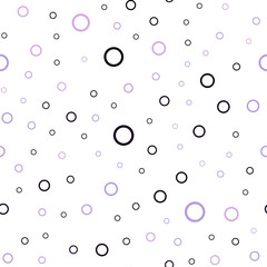 Light Pink, Blue vector seamless texture with disks.