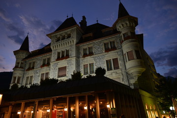 Naklejka premium Altstadt Brig im Kanton Wallis 