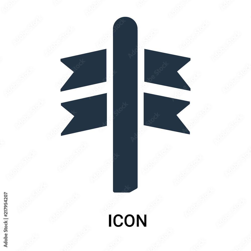 Poster signpost icon isolated on white background. modern and editable signpost icon. simple icons vector i