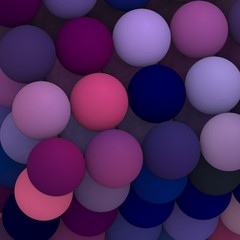 Colorful geometric 3d patterns.