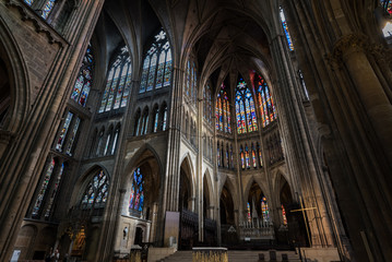 Fototapeta na wymiar Metz Cathedral Windows
