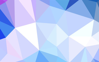 Obraz premium Light Pink, Blue vector abstract mosaic background.