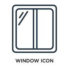 window icon isolated on white background. Simple and editable window icons. Modern icon vector illustration.