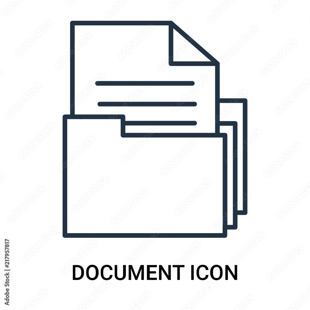 Poster document icon isolated on white background. modern and editable document icon. simple icons vector i