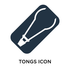 tongs icons isolated on white background. Modern and editable tongs icon. Simple icon vector illustration.