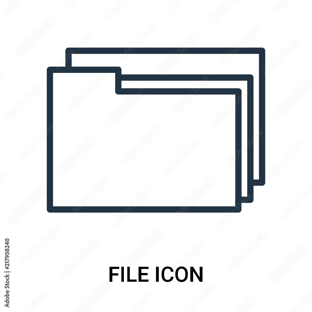 Poster file icon isolated on white background. modern and editable file icon. simple icons vector illustrat