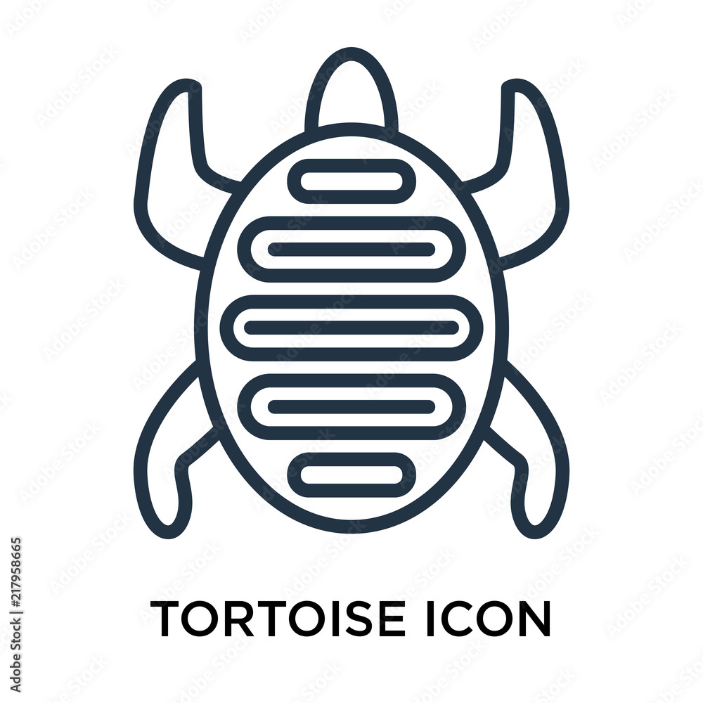 Poster tortoise icons isolated on white background. modern and editable tortoise icon. simple icon vector i