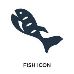 fish icons isolated on white background. Modern and editable fish icon. Simple icon vector illustration.