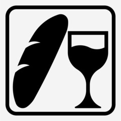 Glyph Food beverage industry pixel perfect vector icon