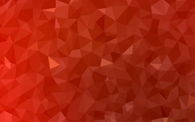 Light Red vector gradient triangles template.