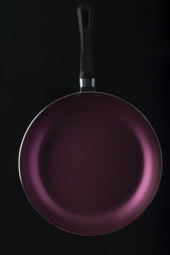 elegant casserole on black background