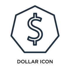 dollar icons isolated on white background. Modern and editable dollar icon. Simple icon vector illustration.