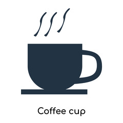 coffee cup icons isolated on white background. Modern and editable coffee cup icon. Simple icon vector illustration.