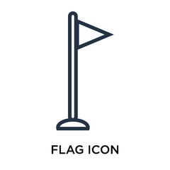 flag icons isolated on white background. Modern and editable flag icon. Simple icon vector illustration.