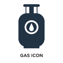 gas icons isolated on white background. Modern and editable gas icon. Simple icon vector illustration.