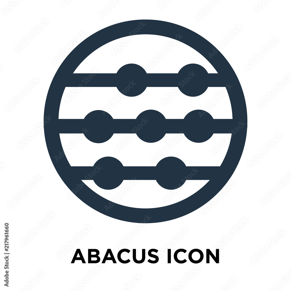 Poster abacus icon isolated on white background. modern and editable abacus icon. simple icons vector illus