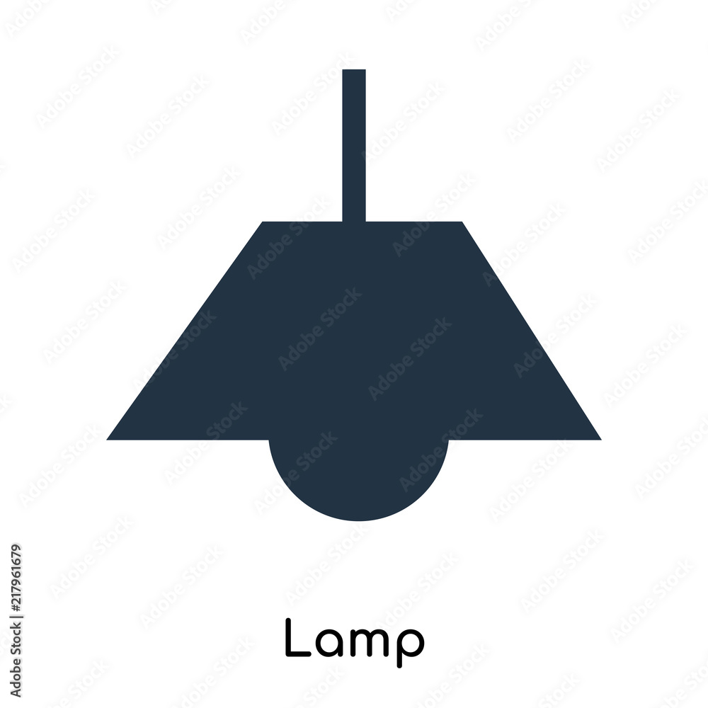 Poster lamp icons isolated on white background. modern and editable lamp icon. simple icon vector illustrat