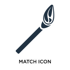 match icons isolated on white background. Modern and editable match icon. Simple icon vector illustration.