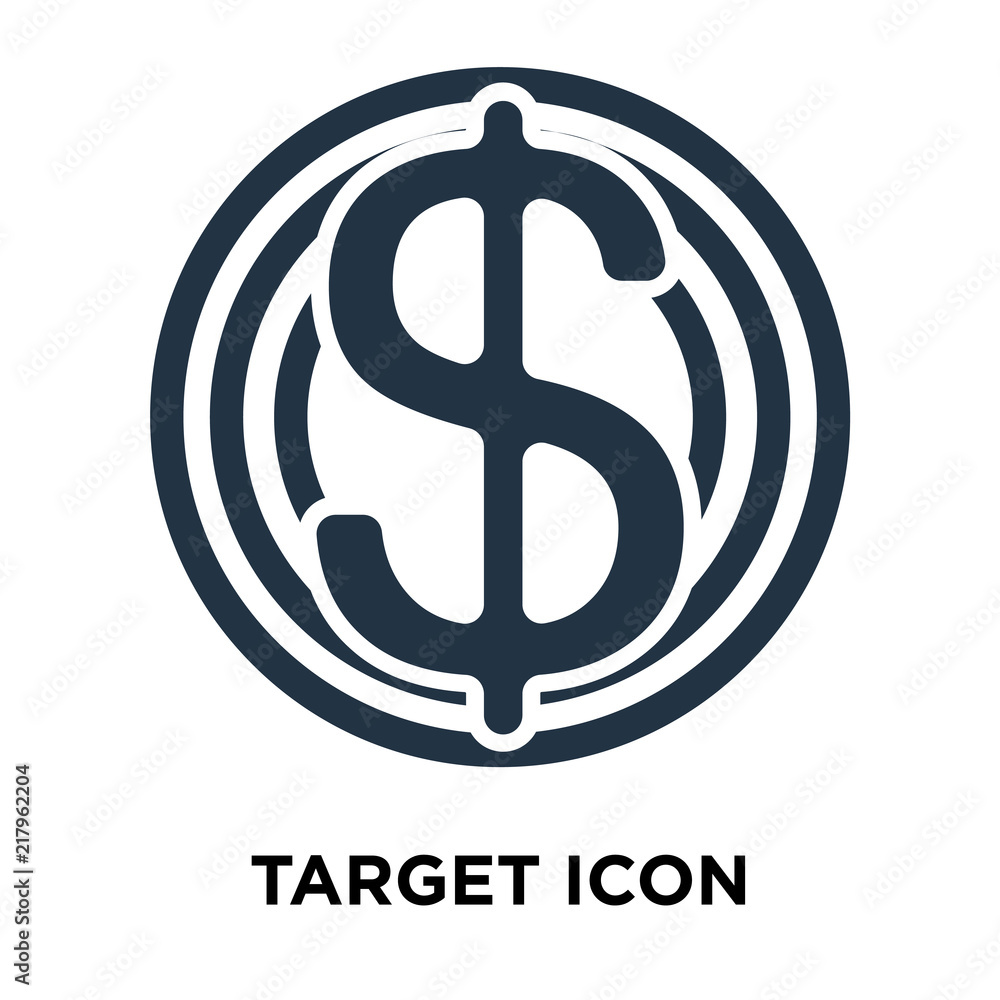 Poster target icon isolated on white background. modern and editable target icon. simple icons vector illus