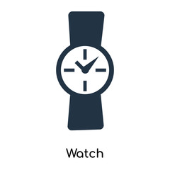 watch icons isolated on white background. Modern and editable watch icon. Simple icon vector illustration.
