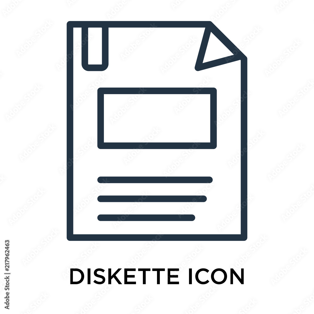 Poster diskette icons isolated on white background. modern and editable diskette icon. simple icon vector i