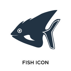 fish icons isolated on white background. Modern and editable fish icon. Simple icon vector illustration.