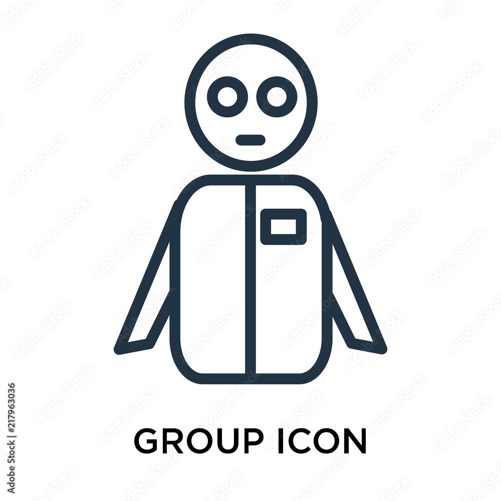 Poster group icons isolated on white background. modern and editable group icon. simple icon vector illustr