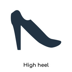 high heel icons isolated on white background. Modern and editable high heel icon. Simple icon vector illustration.