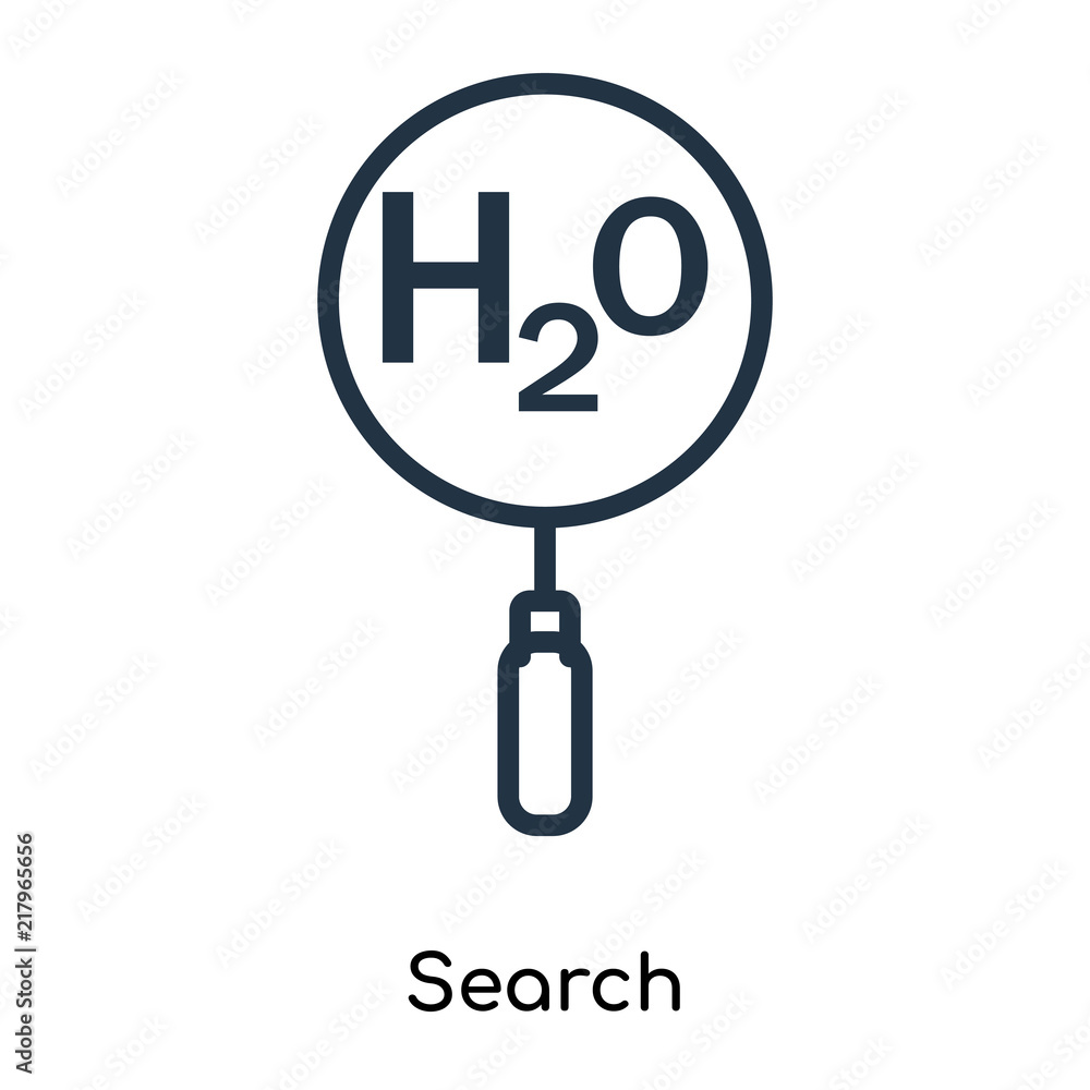 Poster search icons isolated on white background. modern and editable search icon. simple icon vector illus